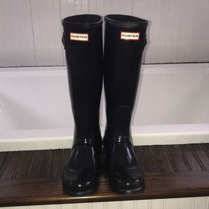 Black Hunter Tall Rainboots size 7